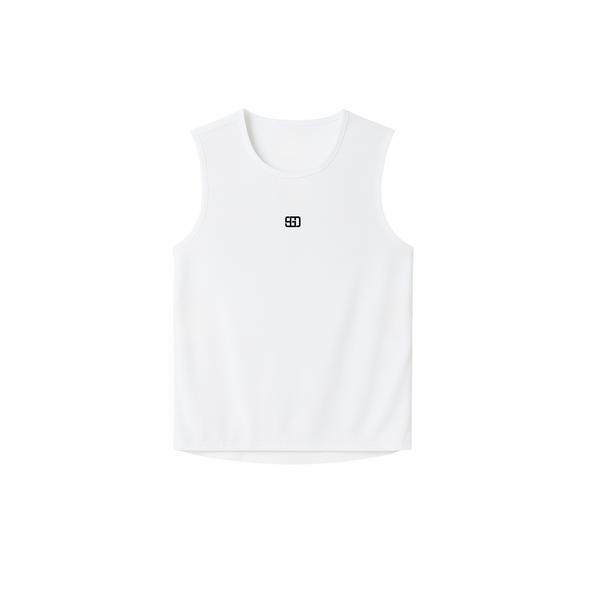 Loose Training Tank Top - White