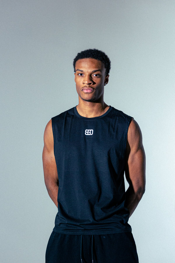 Loose Training Tank Top - Black
