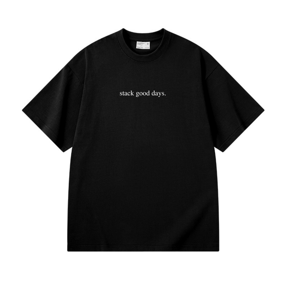 Wordmark Tee - OG Black – Stack Good Days